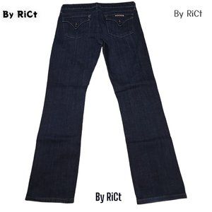 Hudson Carly Straight Leg Women's Jeans Size 31x30 Flap Pockets Mid Rise Stretch